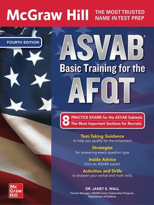 McGraw Hill ASVAB Basic Training for the AFQT - ebook